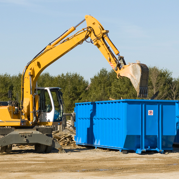 can i choose the location where the residential dumpster will be placed in Windham County Connecticut